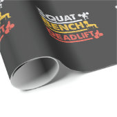 ジムトレーニングパワーリフティングスクアットベンチデッドリフト ラッピングペーパー (ロールコーナー)