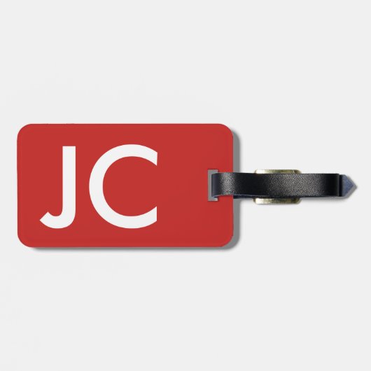 ジムトレーニングフィットネス列車狂ったままである ラゲッジタグ (裏面横)