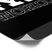 ジムトレーニングポンプカバーフィットネスポスター ポスター (角)