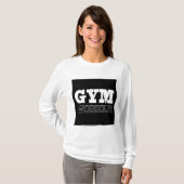 ジムトレーニングポンプカバーフィットネスTシャツ Tシャツ (正面フル)