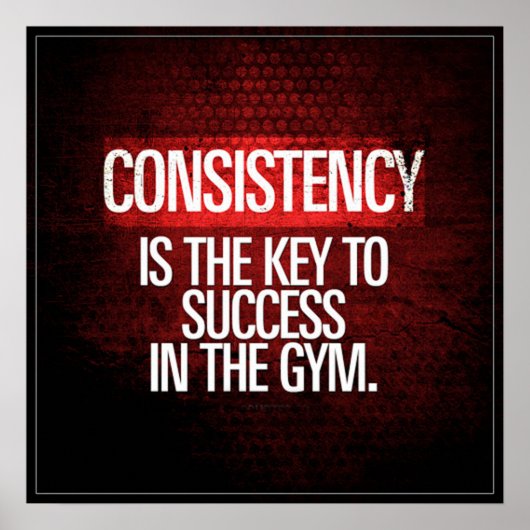 ジムトレーニング やる気を起こさせる ポスター (正面)