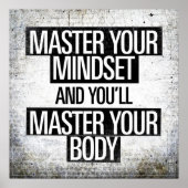 ジムトレーニング やる気を起こさせる ポスター (正面)