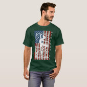ジムナスティックシーム アメリカ 体操競技 アメリカ Tシャツ (正面フル)