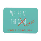 ジムバおもしろいッフェでのクルーズドアマーカー マグネット (横)