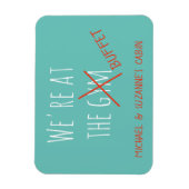 ジムバおもしろいッフェでのクルーズドアマーカー マグネット (縦)