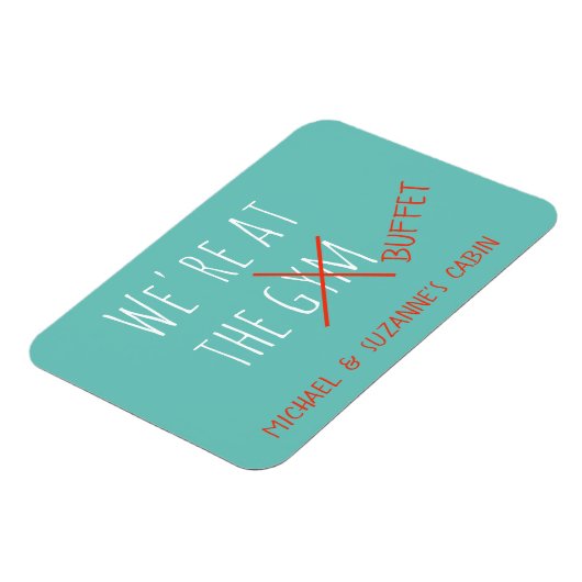 ジムバおもしろいッフェでのクルーズドアマーカー マグネット (左側)