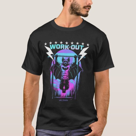 ジムバット - エクササイズ フィットネス 楽しい雰囲気 Tシャツ (正面)