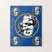 ジムバーベルロゴThunder_Cove ジグソーパズル (縦)