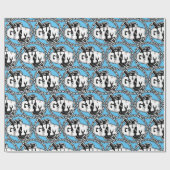 ジムバーベルロゴThunder_Cove ラッピングペーパー (フラット)