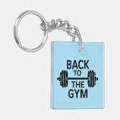 ジムバーベル キーホルダー (正面左)