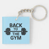 ジムバーベル キーホルダー (裏面)