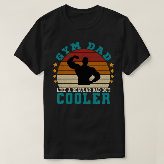 ジムパパ普通のパパのように Tシャツ (デザイン正面)