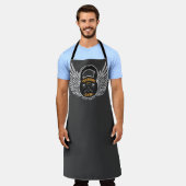 ジムパーソナライズされたフィットネストレーナーケトルベル エプロン (着用した状態)