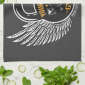 ジムパーソナライズされたフィットネストレーナーケトルベル キッチンタオル (折り畳み)