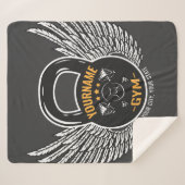 ジムパーソナライズされたフィットネストレーナーケトルベル  シェルパブランケット (正面(横))