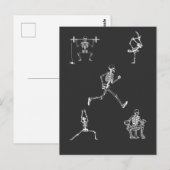 ジムパーソナルトレインセラピー不気味ハロウィーン ポストカード (正面/裏面)