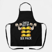 ジムフィットネスおもしろいタコトレーニングタコスラバーズ エプロン (正面)