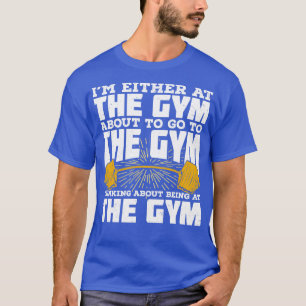 ジムフィットネススポーツ重量挙げボディービルダーギフト Tシャツ