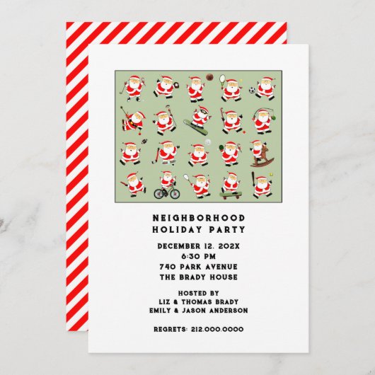 ジムフィットネスセンターオープンハウス 招待状 (正面/裏面)