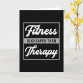 ジムフィットネスダンス踊りスポーツトレーニングギフトアイディア カード (黄色い花)