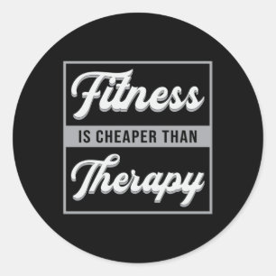 ジムフィットネスダンス踊りスポーツトレーニングギフトアイディア ラウンドシール