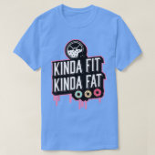 ジムフィットネストレーニングキンダファットキンダフィット  Tシャツ (デザイン正面)