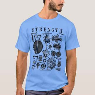 ジムフィットネストレーニングダンベルケトルベルヴィンテージPa Tシャツ