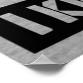 ジムフィットネストレーニングモチベーション引用文 ポスター (角)