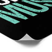 ジムフィットネストレーニング筋肉のために喧騒する必要がある ポスター (角)