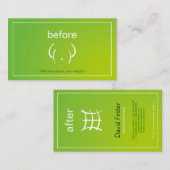 ジムフィットネス体認定パーソナルコーチトレーナー 名刺 (正面/裏面)