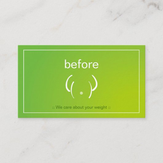 ジムフィットネス体認定パーソナルコーチトレーナー 名刺 (正面)