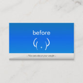ジムフィットネス体認定パーソナルコーチトレーナー 名刺 (正面)
