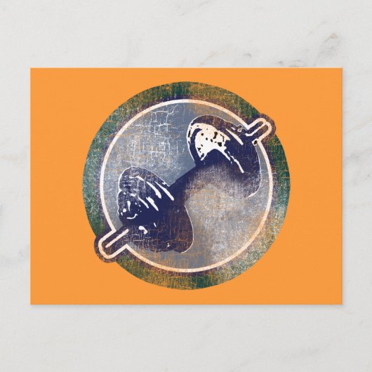 ジムフィットネス重量 ポストカード (正面)