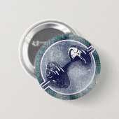 ジムフィットネス重量 缶バッジ (正面&裏面)