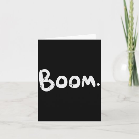 ジムブームトレーニングエクササイズフィットネスやる気を起こさせるメンズ カード (正面)