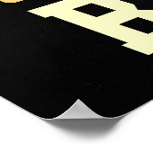 ジムボディビルダートレーニングやる気を起こさせる引用文 ポスター (角)