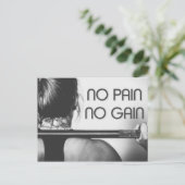 ジムボディビルフィットネス やる気を起こさせる ポストカード (スタンド正面)