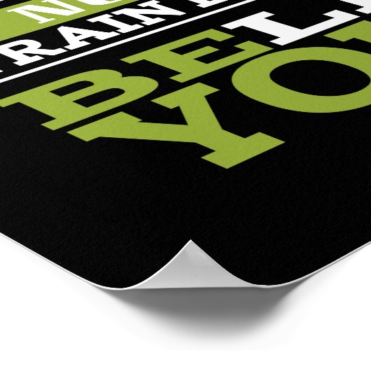 ジムポスター、やる気を起こさせるエクササイズパーソナルトレーナー ポスター (角)