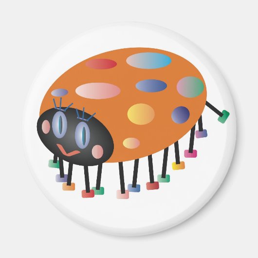 ジムマルチーズのラディバグ磁石 マグネット (正面)