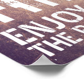 ジムモチベーションフィットネスパーソナルトレーナー グランジ ポスター (角)