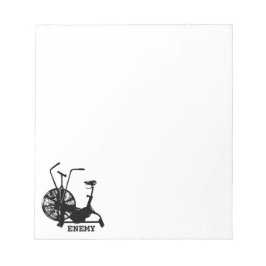 ジムユーモア白黒おもしろいトレーニング ノートパッド