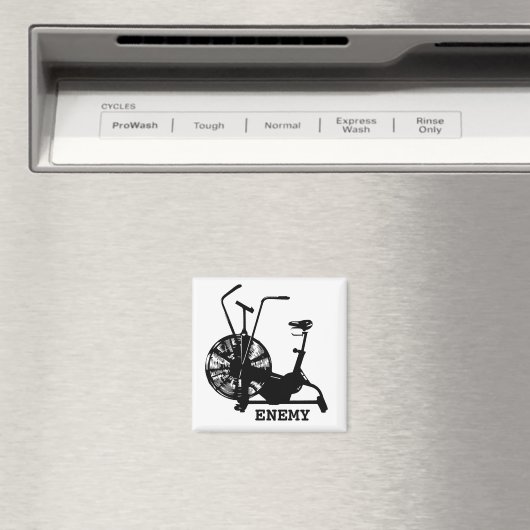 ジムユーモア白黒おもしろいトレーニング マグネット (インサイチュ (食洗機))