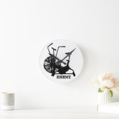 ジムユーモア白黒おもしろいトレーニング ラウンド壁時計 (ホーム)