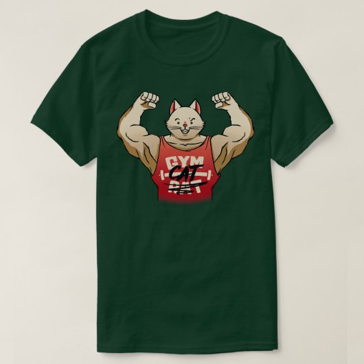 ジムラットジムキャットバイトベフォンセカ Tシャツ (デザイン正面)