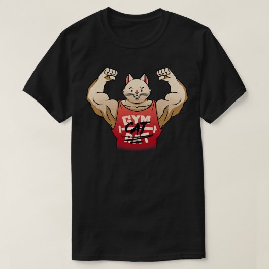 ジムラットジムキャットバイトベフォンセカ Tシャツ (デザイン正面)