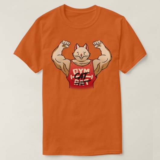 ジムラットジムキャットバイトベフォンセカ Tシャツ (デザイン正面)