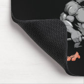 ジムラットフィットネスボディビルトレーニングマッスルポンプ マウスパッド (コーナー)