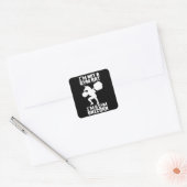 ジムラット対ジムユニコーン – おもしろいトレーニングインスピレーション スクエアシール (封筒)