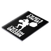 ジムラット対ジムユニコーン – おもしろいトレーニングインスピレーション ノートブック (左側)