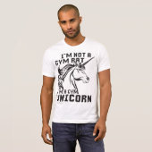 ジムラット – ジムユニコーン – ボディビルユーモア Tシャツ (正面フル)